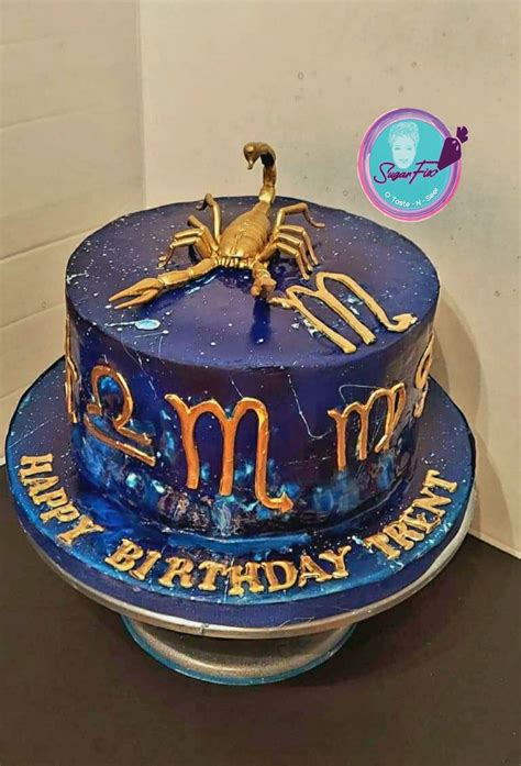 scorpio birthday cake|More.